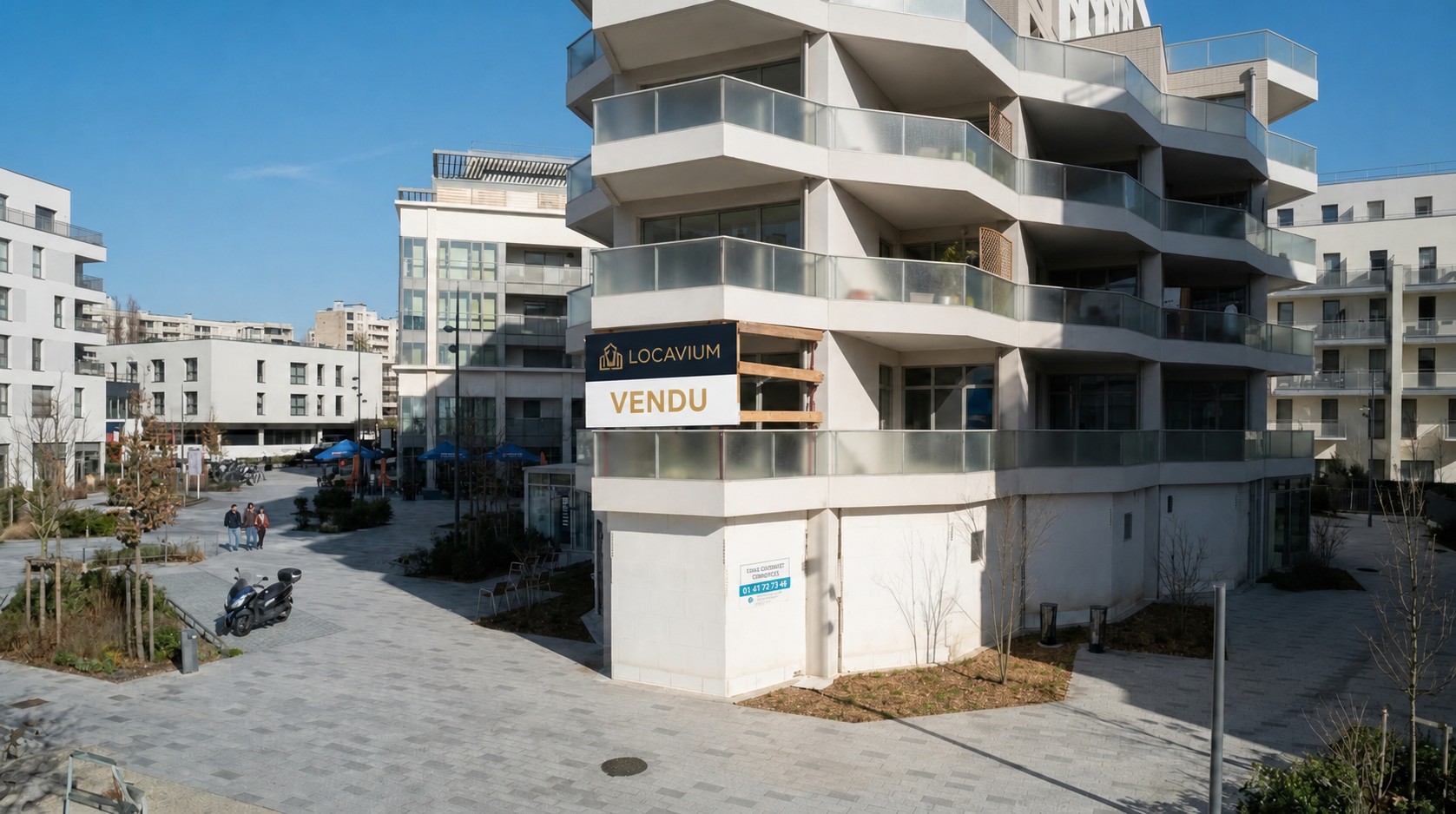 Vue principale du bien commercial a Meudon