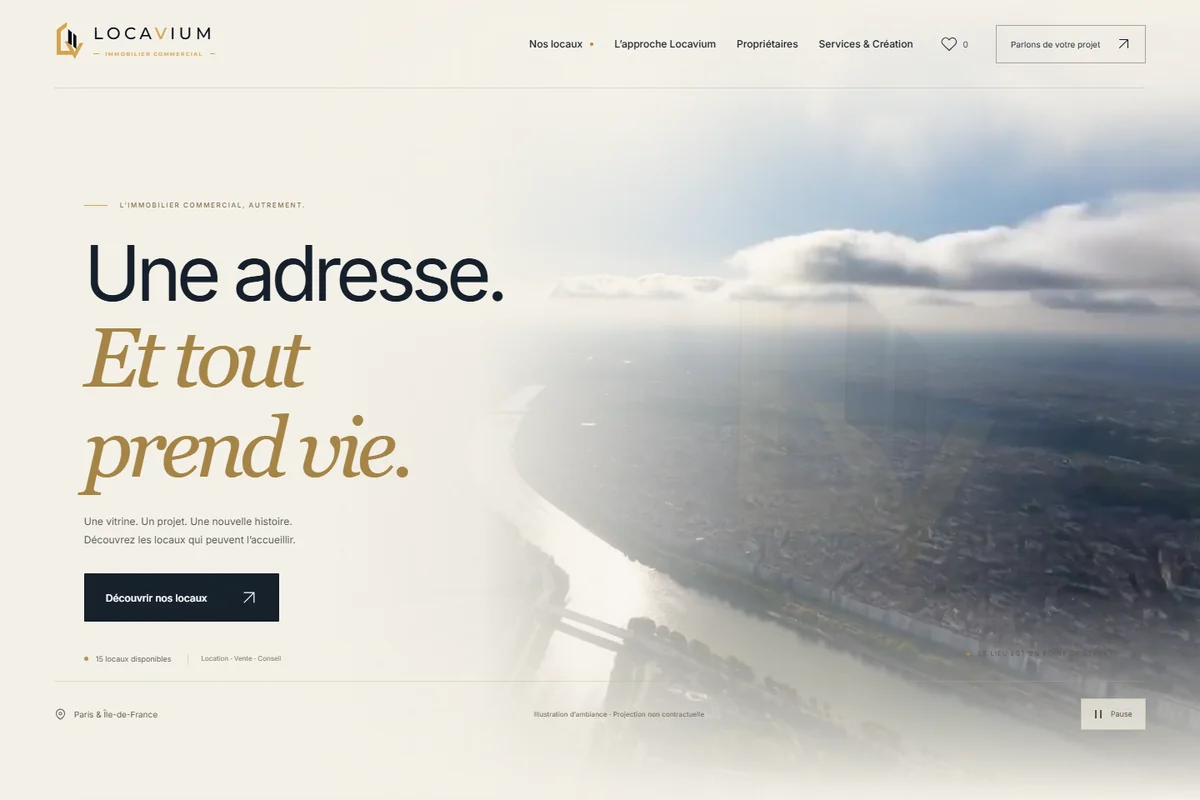 Capture du site Locavium